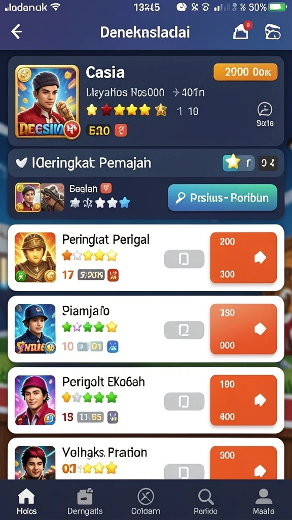 rajawali55 - Menu navigasi yang mudah digunakan dan intuitif.